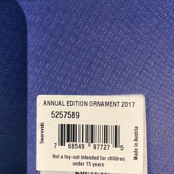 Swarovski 2017 annual edition ornament- ‼️‼️PRICE DROP ‼️‼️ - Picture 4 of 4